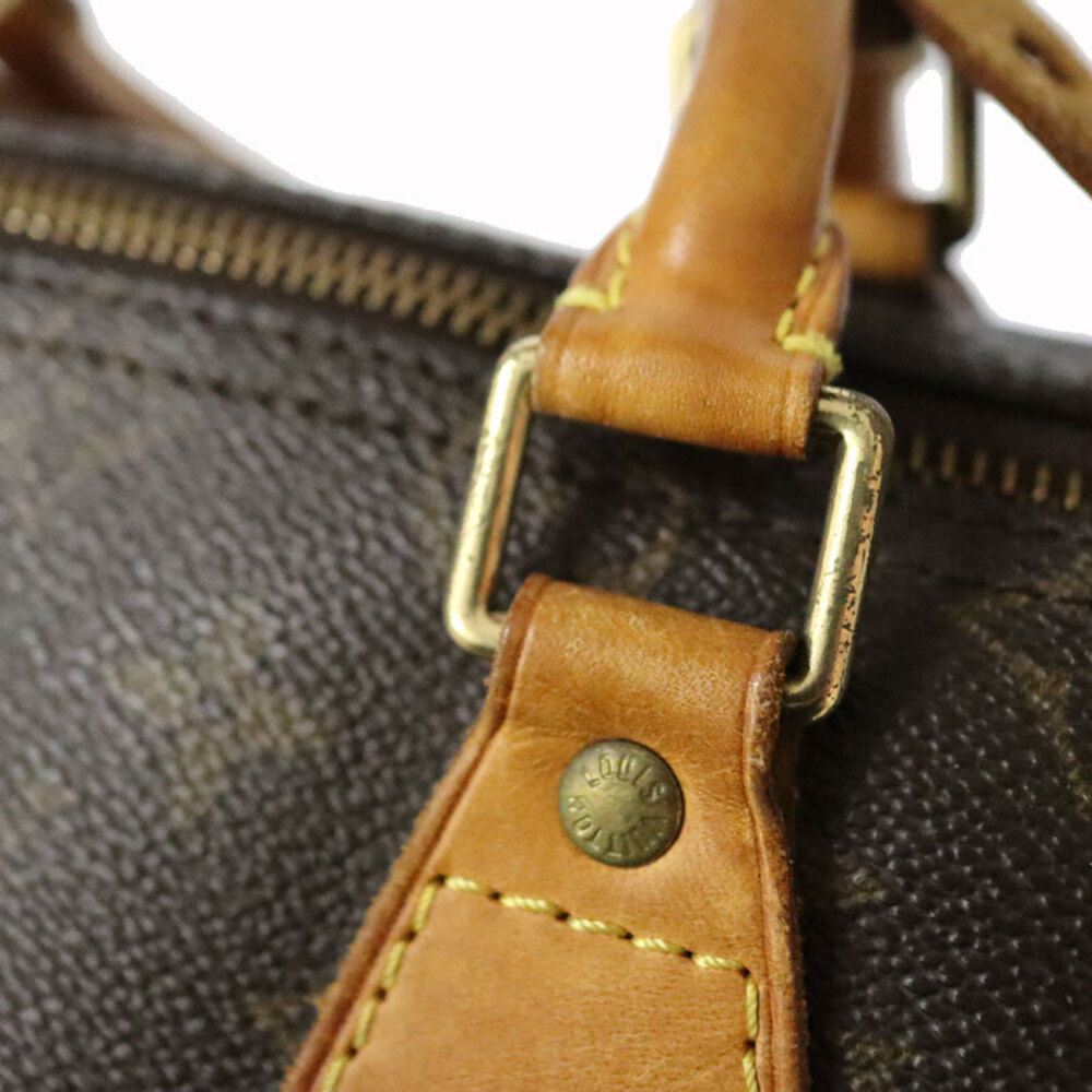 LOUIS VUITTON Speedy Monogram Canvas Brown Handbag - Picture 8 of 10